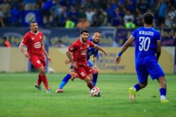 لاعبي القوة الجوية يحتفلون بلقب دوري نجوم العراق بعد الفوز على زاخو.