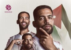 علي علوان يحتفل بهدفه التاريخي مع المنتخب الأردني في كأس العالم