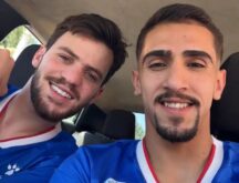 نجمي الرمثا مؤمن الساكت وأحمد السلمان بقميص نادي الحسين إربد بعد صفقة الإعارة
