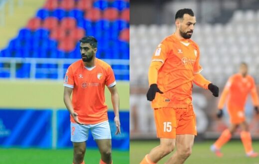 لاعبا الكرمة إبراهيم سعادة ومحمد أبو حشيش يوقعان عقود التجديد