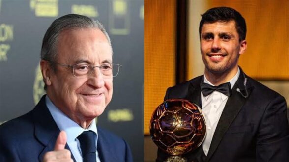 رودري بقميص ريال مدريد بعد إتمام الصفقة