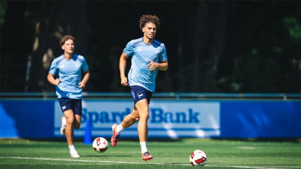 سليم طلب 'ميمو' لاعب هيرتا برلين المصري يتألق في الملعب