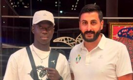 اللاعب السنغالي ديوب بافا يصل إلى الأردن للانضمام لنادي الوحدات.