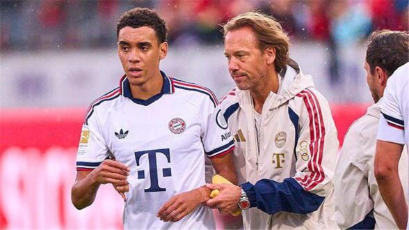 جمال موسيالا يتدرب مع بايرن ميونخ