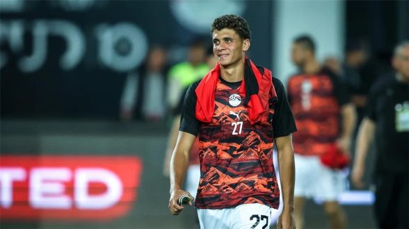 حمزة عبد الكريم لاعب برشلونة ومنتخب مصر يستعد لمباراة جنوب السودان