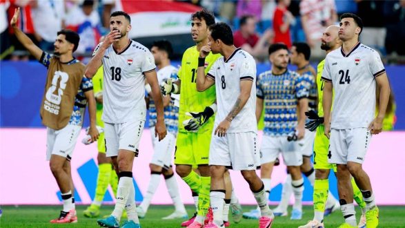 لاعبي منتخب العراق في تدريبات قبل مباراة السعودية مع التركيز على غيابات منتخب العراق المحتملة.