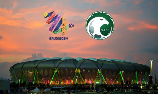 ملعب نيوم المستقبلي في السعودية يواجه تحديات في البناء استعدادًا لكأس العالم 2034.
